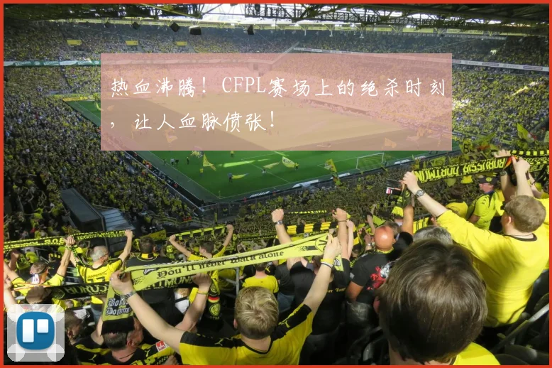 热血沸腾!CFPL赛场上的绝杀时刻,让人血脉偾张!