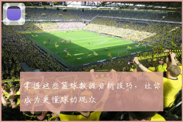掌握这些篮球数据分析技巧，让你成为更懂球的观众
